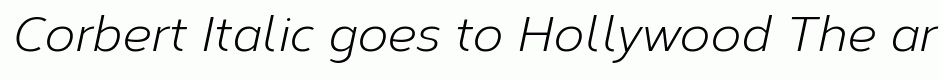 Corbert Italic
