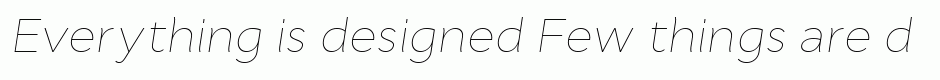 Cyntho Pro Thin Italic
