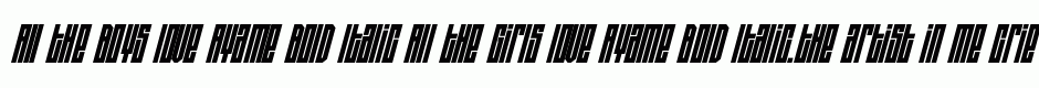 Ayame Bold Italic