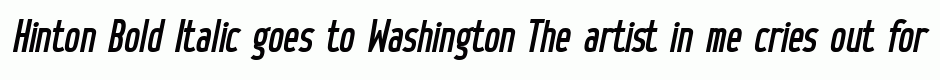 Hinton Bold Italic