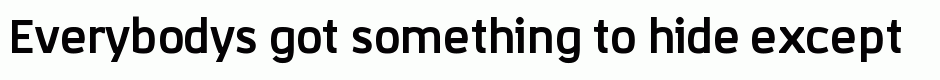 Korpo Alt Sans bold