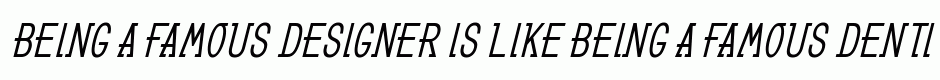 GL Benicassim bold oblique