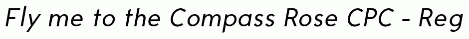 Compass Rose CPC - Regular Italic