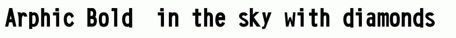Arphic Bold 