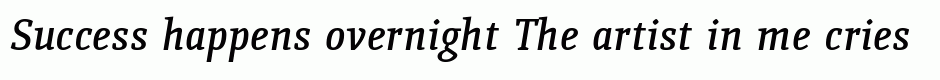Quiroga Serif DemiBold Italic
