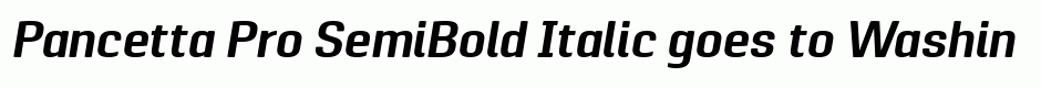 Pancetta Pro SemiBold Italic