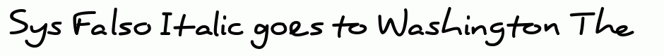 Sys Falso Italic