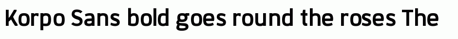 Korpo Sans bold