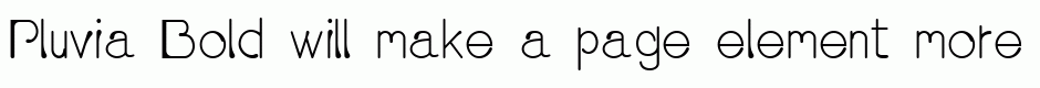 Pluvia Bold