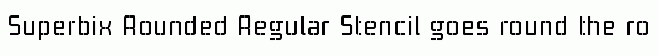 Superbix Rounded Regular Stencil
