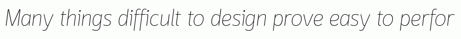 Lounge Thin Italic