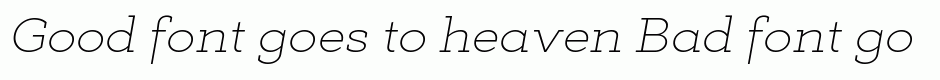 Deposit Pro ExtraLight Italic