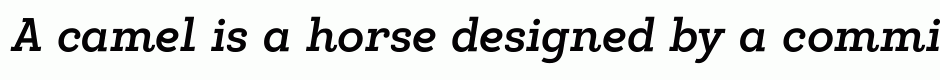 Egalite Demi Bold Italic