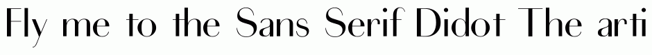 Sans Serif Didot
