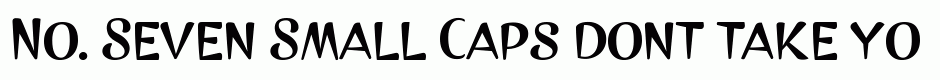 No. Seven Small Caps
