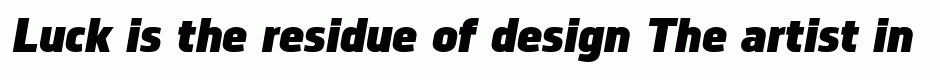 Norpeth Black Italic