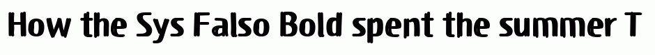 Sys Falso Bold