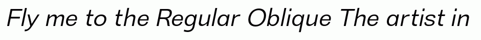 Regular Oblique