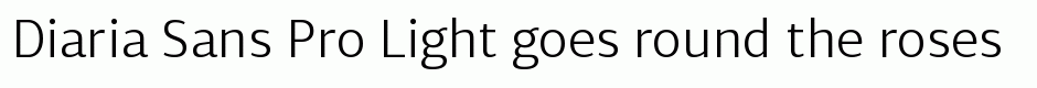 Diaria Sans Pro Light