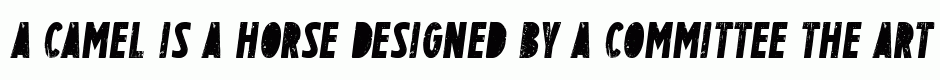 BENITO Stencil italic