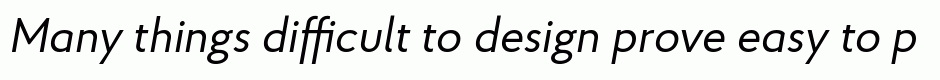 Proba Pro Italic