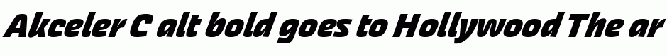 Akceler C alt bold