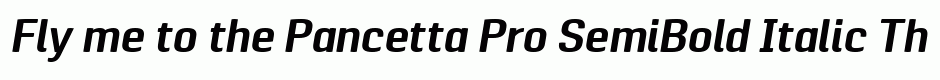 Pancetta Pro SemiBold Italic