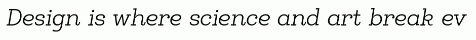 Egalite Light Italic