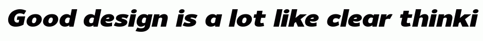 Uniman Black Italic