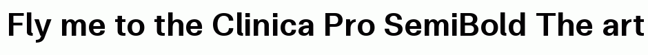 Clinica Pro SemiBold