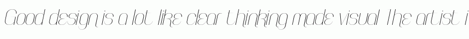 Faddish italic