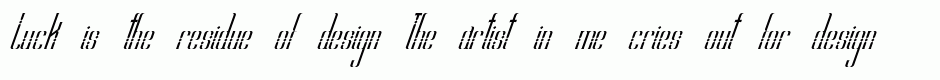Hiroshi deco italic
