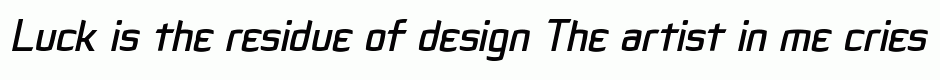 Quam bold italic