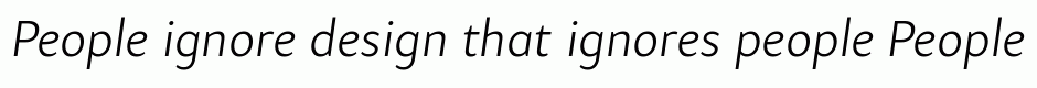 Samo Sans Pro Light Italic