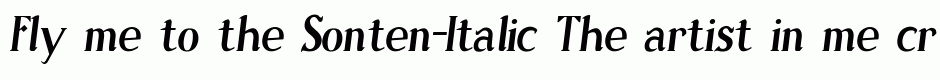 Sonten-Italic