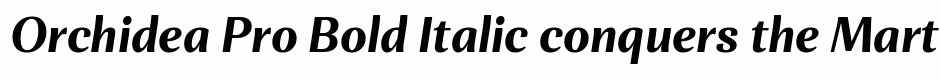 Orchidea Pro Bold Italic