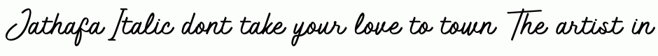 Jathafa Italic