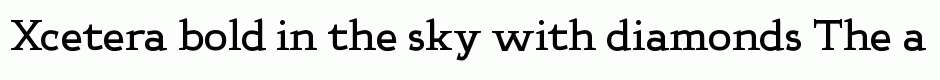 Xcetera bold
