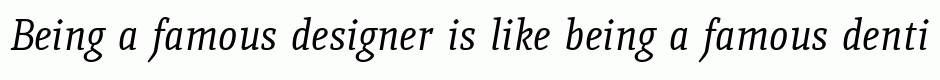 Quiroga Serif Italic
