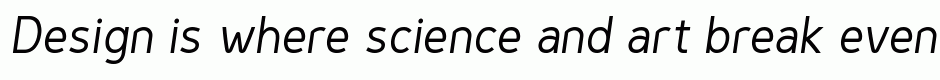 Genius Regular Italic