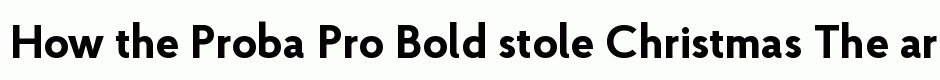 Proba Pro Bold