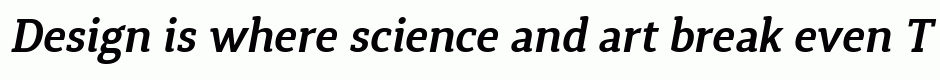 Synerga Pro SemiBold Italic