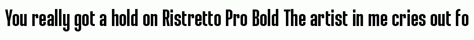 Ristretto Pro Bold