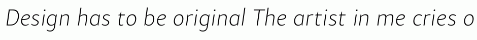 Samo Sans Pro Thin Italic