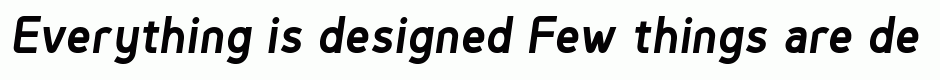 Genius Bold Italic