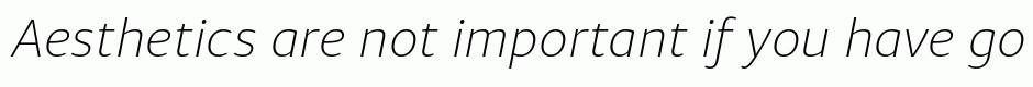 Diaria Sans Pro ExtraLight Italic