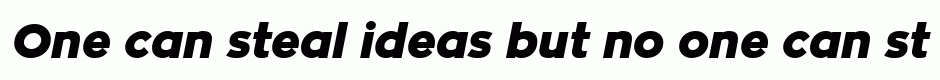Zona Black Italic