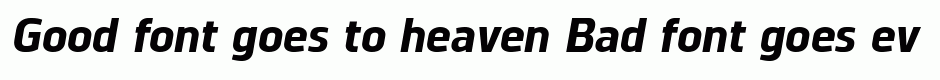Norpeth ExtraBold Italic