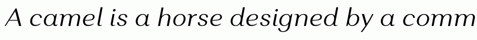 Alethia Pro Light Italic