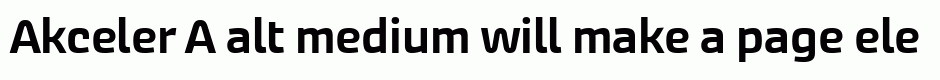 Akceler A alt medium